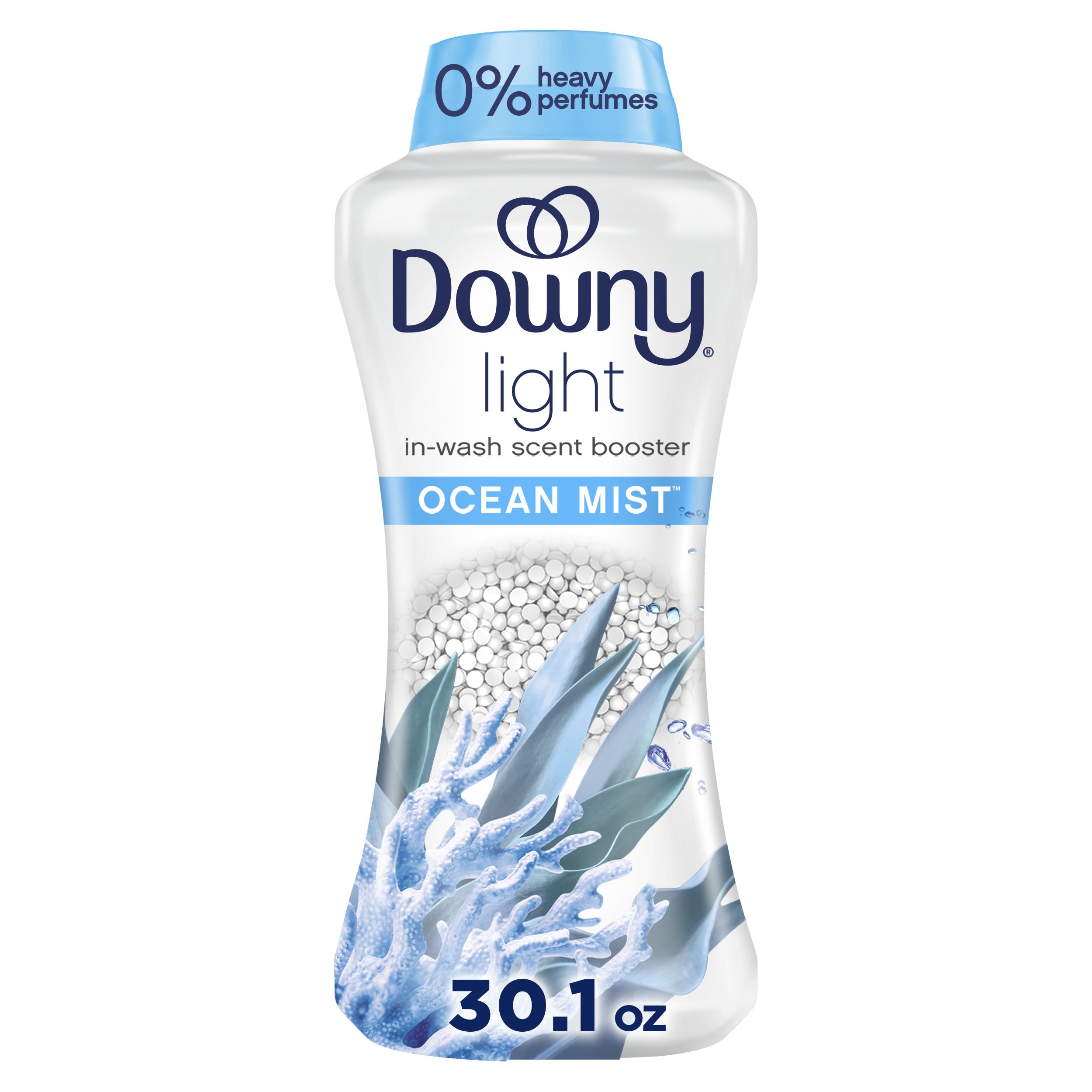Downy Light Laundry Scent Booster Beads, Ocean Mist Scent, In-wash fabric beads designed to be gentle with a light boost of scent, No Heavy Perfumes, 853 Grams 🍁 All In One Marketplace Canada