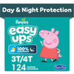 Pampers Easy Ups Girls & Boys Potty Training Pants, Size 5 (3T4T), Peppa Absorbent Training Underwear, Up to 100% Leakproof Day and Night, Hypoallergenic, 1 Pack (Count of 124) 🍁 All In One Marketplace Canada