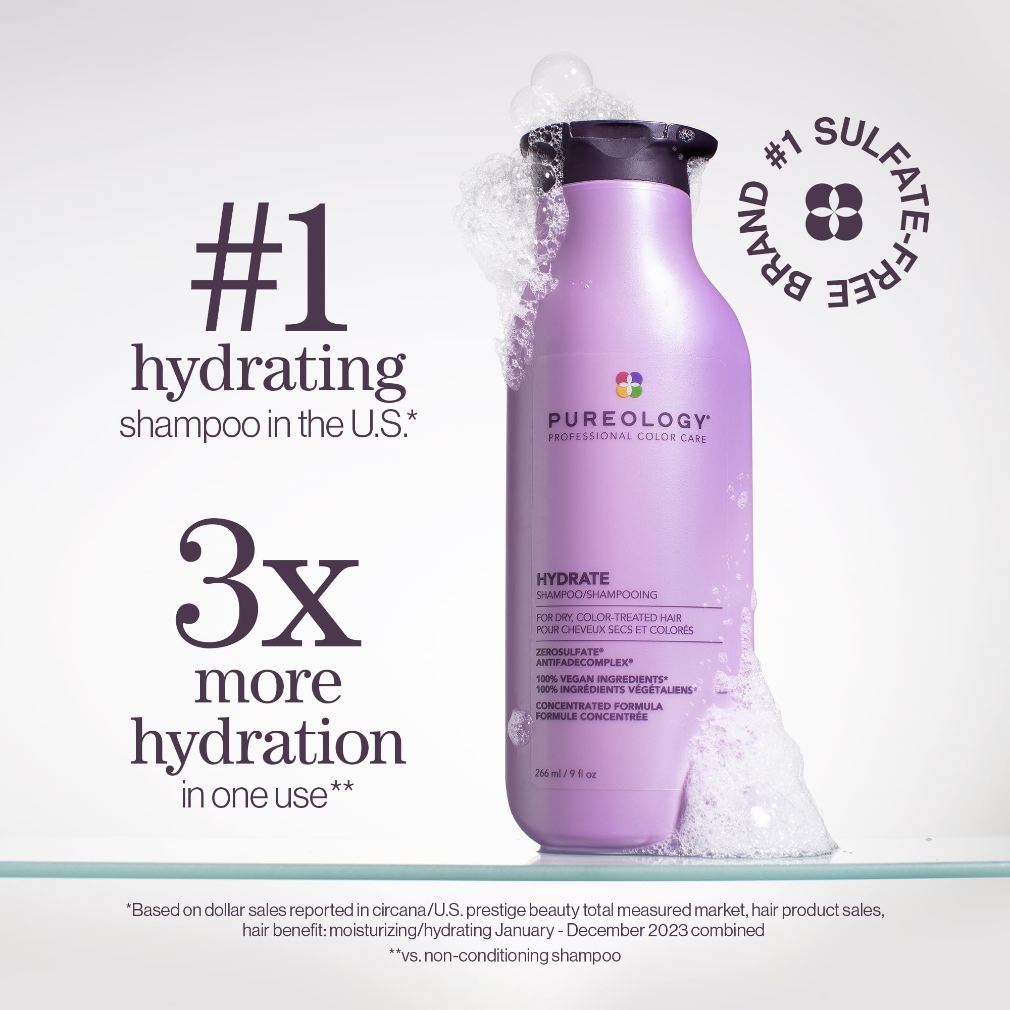 Pureology Hydrate Shampoo for Dry Hair, 266mL 🍁 All In One Marketplace Canada