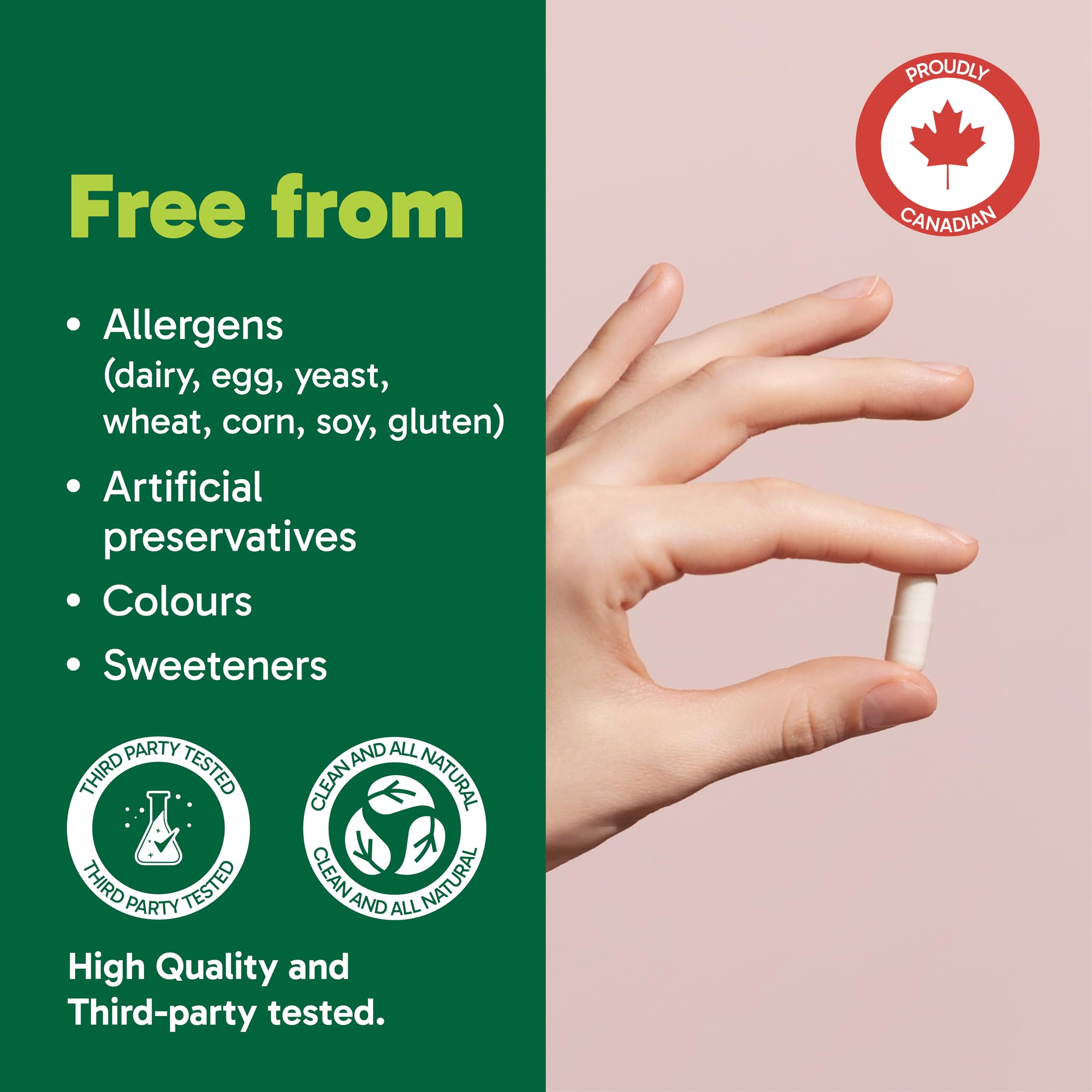 Organika Canadian-Made NAD+ Booster - NRC - for Energy Metabolism, Healthy Aging, Vitamin B3, and Cellular Health - 60vcaps, 60 Day Supply 🍁 All In One Marketplace Canada