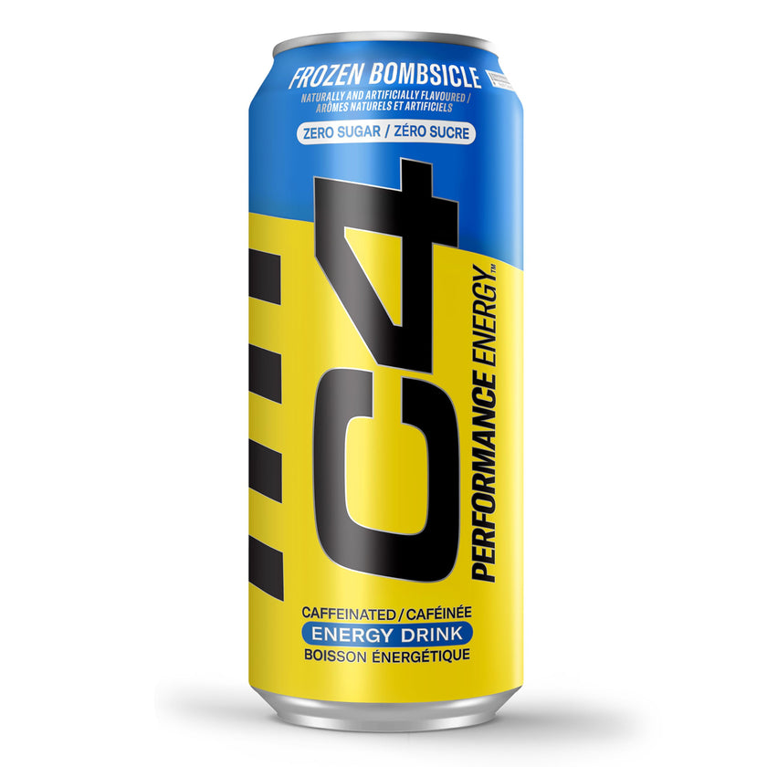 Cellucor C4 Performance Energy Drink, Frozen Bombsicle, Carbonated Sugar Free Drink with no Artificial Colours or Dyes, 473mL, 12 count 🍁 All In One Marketplace Canada
