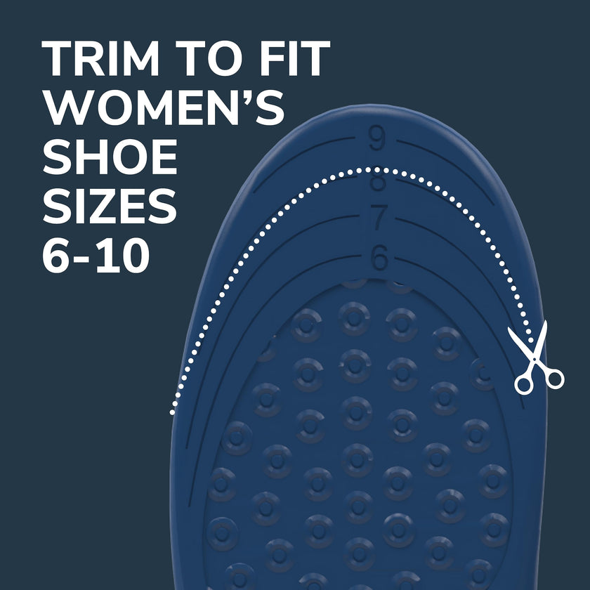 Dr. Scholl’s® Plantar Fasciitis Pain Relief Orthotics Scientifically Designed to Relieve Pain of Plantar Fasciitis, Cut to Fit Inserts: Women's Size 6-10, 1 Pair 🍁 All In One Marketplace Canada