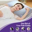 Cooling Memory Foam Pillows Queen Size 2 Pack, Adjustable Shredded Foams, Soft Firm Bed Pillow for Sleeping with Hypoallergenic Zipper Pillow Cover for Side, Back Sleepers, 20x30In 🍁 All In One Marketplace Canada