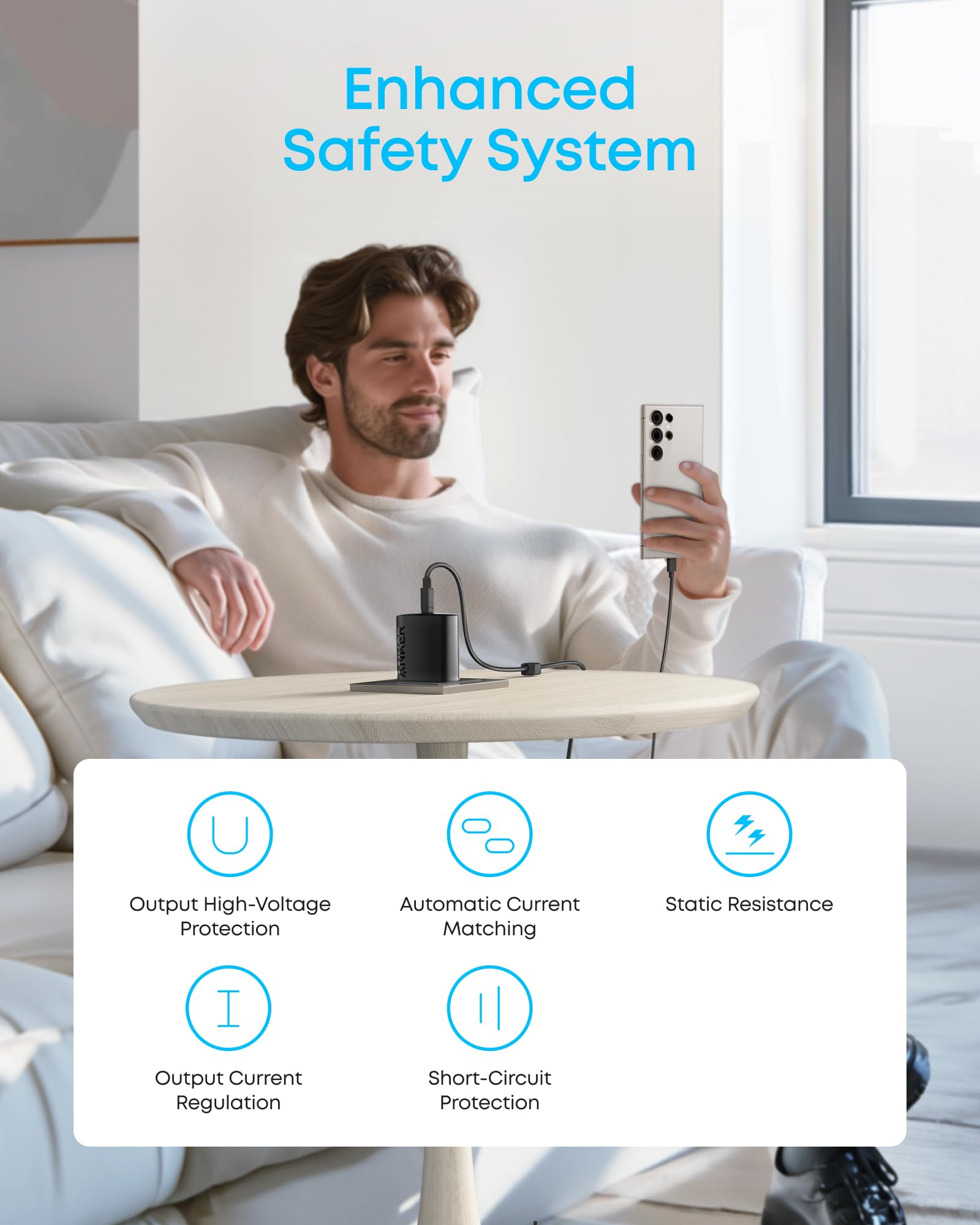 Anker 45W USB C Charger Block, PPS Fast Charger with USB-C Cable for iPhone 17/16/15 and More Series, iPad, Galaxy S24 Ultra (2-Pack 5 ft Cable Included) 🍁 All In One Marketplace Canada