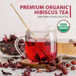 Soeos Organic Hibiscus Tea, 1lb (16oz) Whole Dried Hibiscus Flowers, Caffeine-Free Herbal Tea with Bold Tart Flavor, Perfect for Iced Tea, Hot Infusions & Floral Blends. 🍁 All In One Marketplace Canada