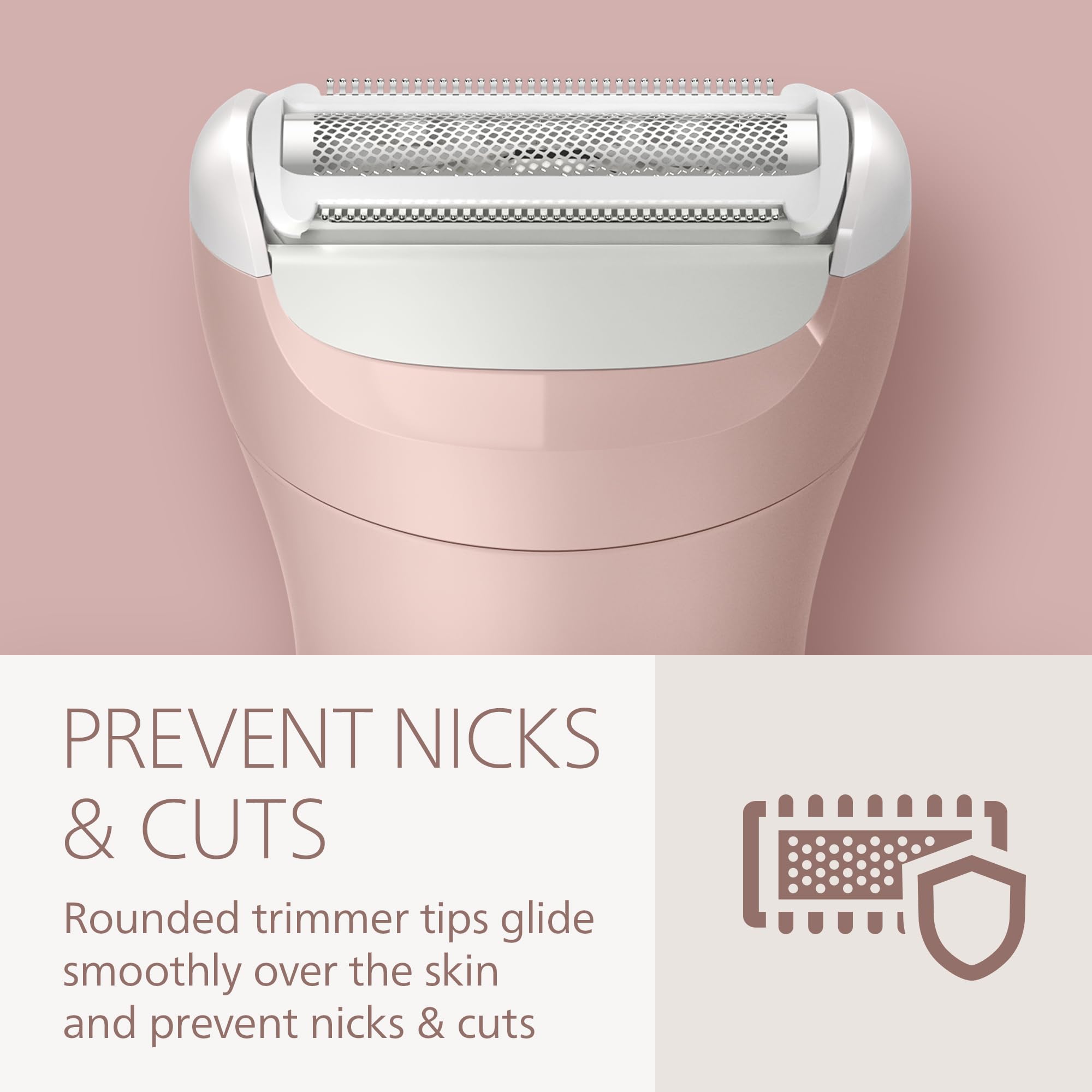 Philips Lady Shaver Series 6000, Cordless Electric Lady Shaver, Wet & Dry Electric Razor for Body Hair Removal, BRL137/00 🍁 All In One Marketplace Canada