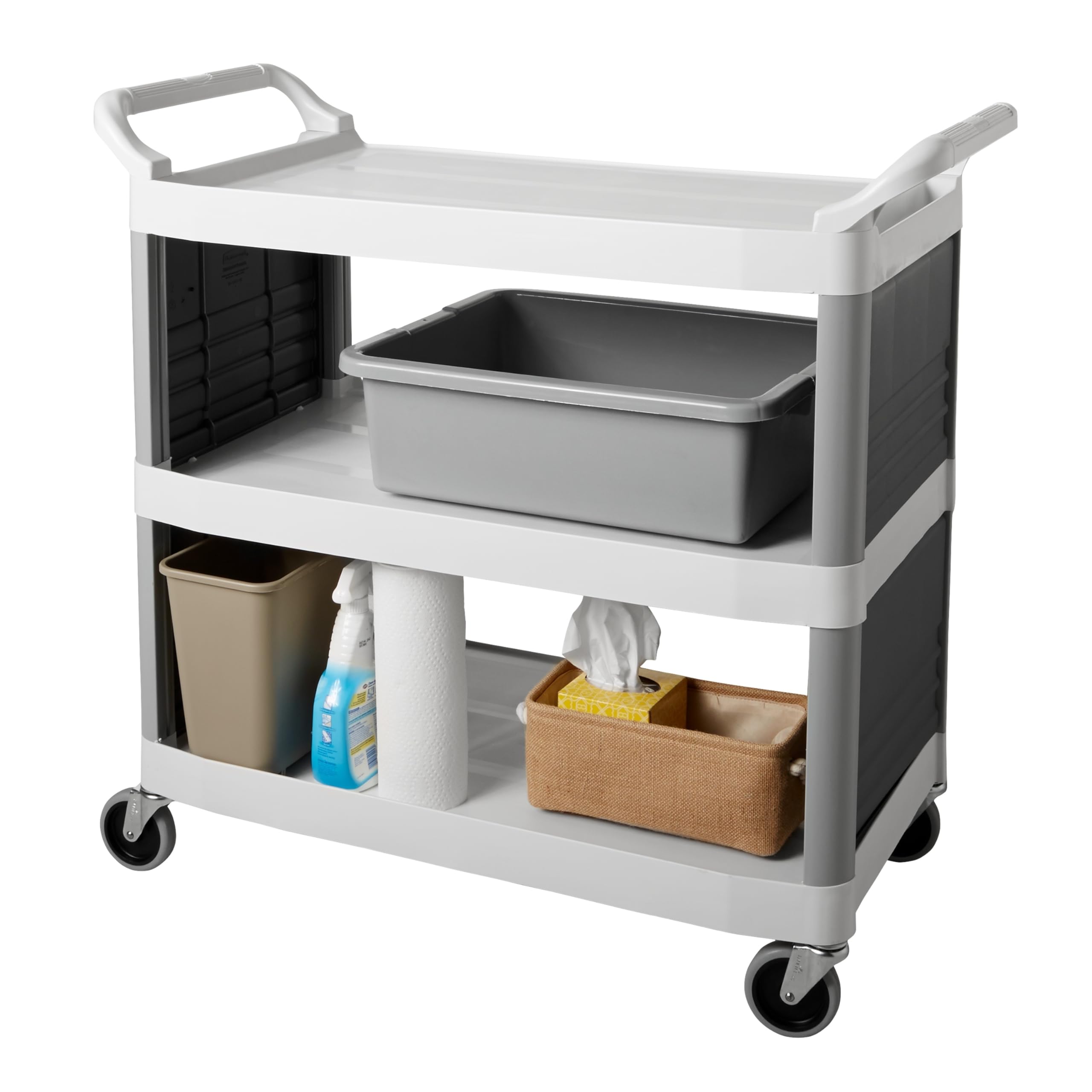 Rubbermaid Commercial Products Standard Bus/Utility Box 7-Gallon Gray Heavy Duty Plastic Restaurant Wash Basin/Dish Washing Tub for Kitchen Organization/Storage 🍁 All In One Marketplace Canada