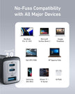 Anker USB C Charger Block(Nano II 65W), iPhone Charger 3-Port Fast Foldable, Wall Charger for iPhone 17/16/16 Pro, MacBook Pro/Air, iPad Pro, Galaxy S20, Dell XPS 13, Note 20/10+, Steam Deck, and More 🍁 All In One Marketplace Canada