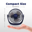 OCOOPA Small USB Desk Fan Table Fan 5'' with Strong Airflow & Quiet Operation, Portable Cooling Mini Fan 3 Speed, 360°Rotatable Head for Home Office Bedroom Desktop 🍁 All In One Marketplace Canada