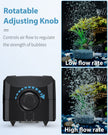 Pawfly Adjustable Aquarium Air Pump 4-LPM 2 Outlets with Oxygen Accessories for 20-100 Gallon Fish Tank Pond 🍁 All In One Marketplace Canada