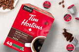 Tim Hortons Dark Roast Coffee, Single Serve Keurig K-Cup Pods, 48 Count 🍁 All In One Marketplace Canada