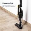 Eureka Home Lightweight Corded Stick Vacuum Cleaner, Powerful Suction Convenient Small Vacuum for Hard Floor, 3-in-1 Hand Vacuum, Blaze Black, NES212C 🍁 All In One Marketplace Canada