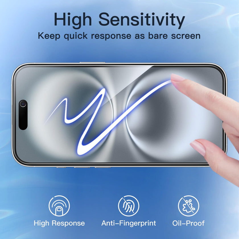 JETech Privacy Screen Protector for iPhone 16 6.1-Inch, Anti-Spy Tempered Glass Film with Easy Installation Tool, 2-Pack 🍁 All In One Marketplace Canada