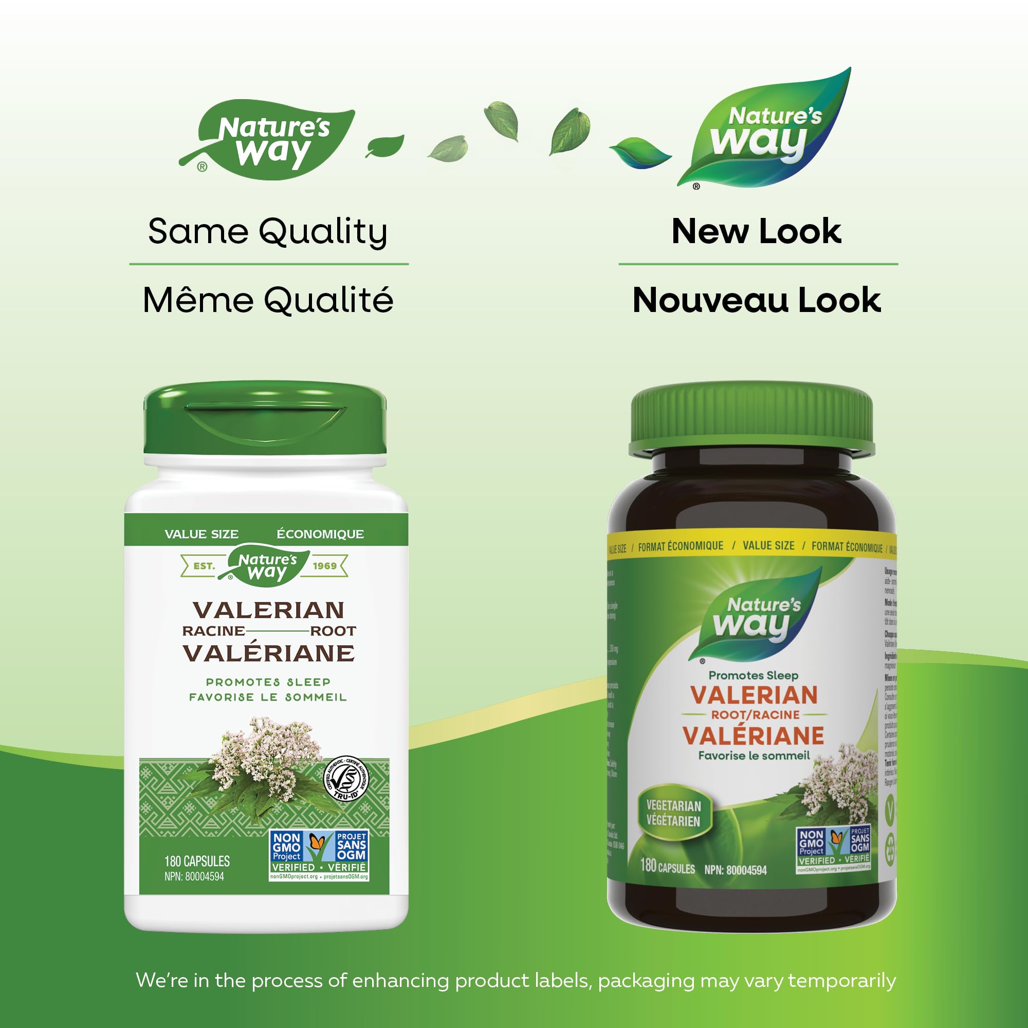 Nature's Way Valerian Root, Sleep Aid to Help Promote Sleep, Value Size, 180 Vegetarian Capsules 🍁 All In One Marketplace Canada