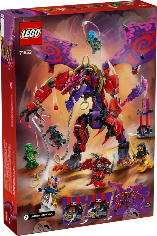 LEGO - 71832 - NINJAGO - Thunder Dragon of Chaos - 668pcs