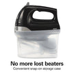 Hamilton Beach 6-Speed Electric Hand Mixer for Baking, 275W, Easy Clean Beaters, Dough Hooks, Whisk, Snap-On Storage Case, Black (62639C) 🍁 All In One Marketplace Canada