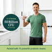 Probiotics for Men | Gut Health & Prostate Support | 50 Billion CFU with 15 Probiotic Strains | With Lycopene for Prostate Support | Men’s Gut Health Supplements | Non-GMO | Made in Canada | 60 Ct 🍁 All In One Marketplace Canada