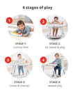 Skip Hop Baby Activity Center: Interactive Play Center with 3-Stage Grow-with-Me Functionality, 4mo+, Silver Lining Cloud 🍁 All In One Marketplace Canada