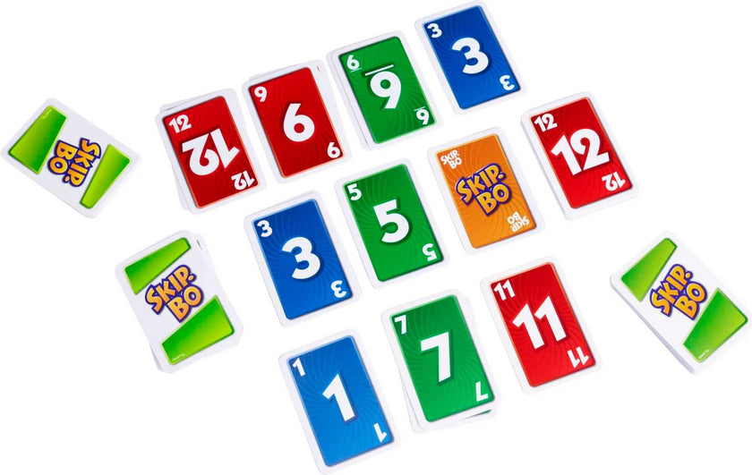 Mattel Games Skip Bo Card Game in Decorative Tin with 162 Cards, Sequencing Family Game for 2 to 6 Players, Kids Ages 7 Years & Older 🍁 All In One Marketplace Canada