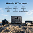 BLUETTI Elite 30 V2 Portable Power Station 600W (Power Lifting 1500W), 288Wh LiFePO4 Battery with 10ms UPS, Emergency Backup Power for Home Blackout/Winter Storm, Solar Generator for Camping/Road Trip 🍁 All In One Marketplace Canada