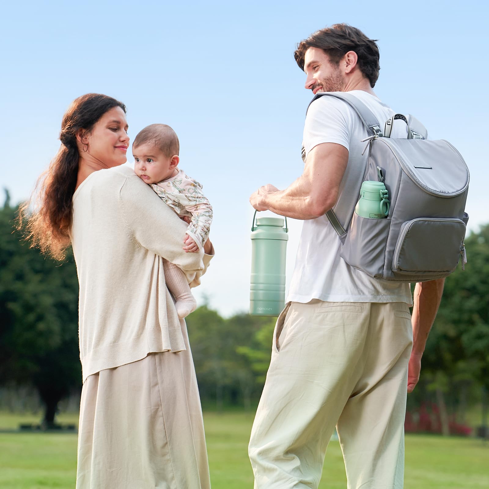 Momcozy 22oz Portable Breast Milk Cooler for Outdoor, 360°Total Cooling for 24Hours, Larger Capacity Travel Breastmilk Chiller with 2pcs Baby Bottles for Breastmilk Storage, Breastfeeding Essentials 🍁 All In One Marketplace Canada