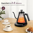 Cosori Electric Gooseneck Kettle,5 Temperature Control Presets, Pour Over Kettle for Coffee & Tea, 1200W Fast Heating, 100% Stainless Steel Inner Lid & Bottom, Tea Kettle, 0.8L/Matte Black 🍁 All In One Marketplace Canada