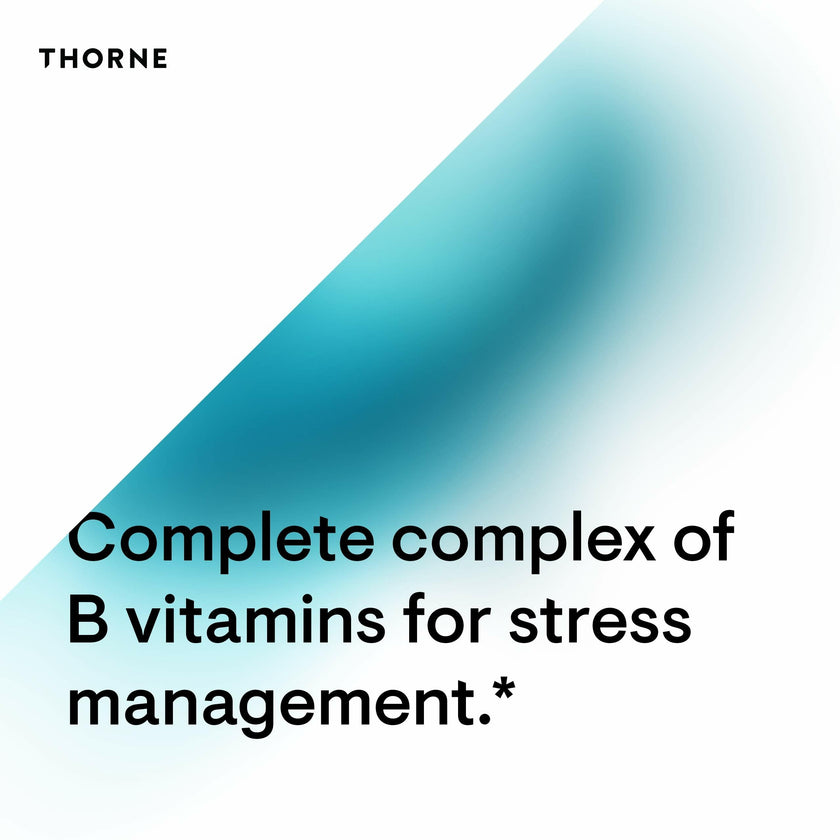 Thorne Stress B-Complex - Vitamin B Complex for Stress Support - 60 Capsules - 60 Servings 🍁 All In One Marketplace Canada