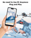 SD Card Reader for iPhone iPad Camera with USB C, Dual Card Slot USB 3.0 Memory Card Reader Supports SD/TF Card Trail Camera Viewer SD Card Adapter Portable Micro SD Card Reader No App Plug and Play 🍁 All In One Marketplace Canada