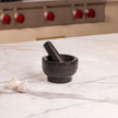 Lagostina Natural Granite Hand Mortar And Pestle, Manual Grinder, Perfect Crushing Herbs, Spices, 1.3 Cup Capacity, Durable And Easy To Clean, Gray, L413.4106.02 🍁 All In One Marketplace Canada