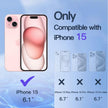 JETech Privacy Screen Protector for iPhone 15, 2-Pack 🍁 All In One Marketplace Canada