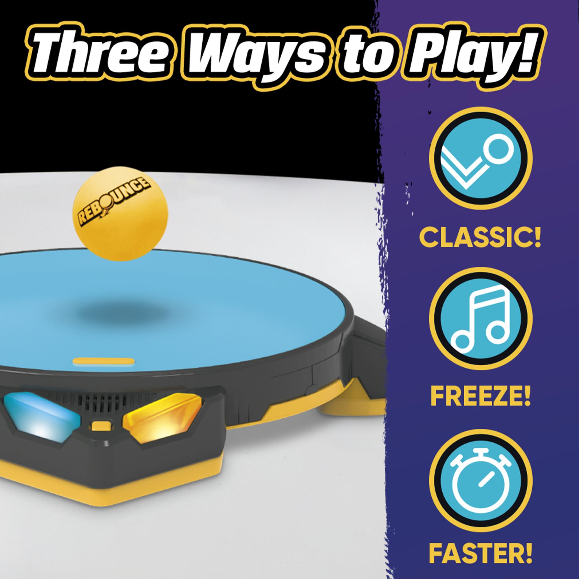 Rebounce Game | Indoor and Outdoor Electronic Action Game for Kids, Teens, and Adults | Ages 8+ | 2 to 6 Players | 10 Mins. | Family Travel Games (English Version) 🍁 All In One Marketplace Canada