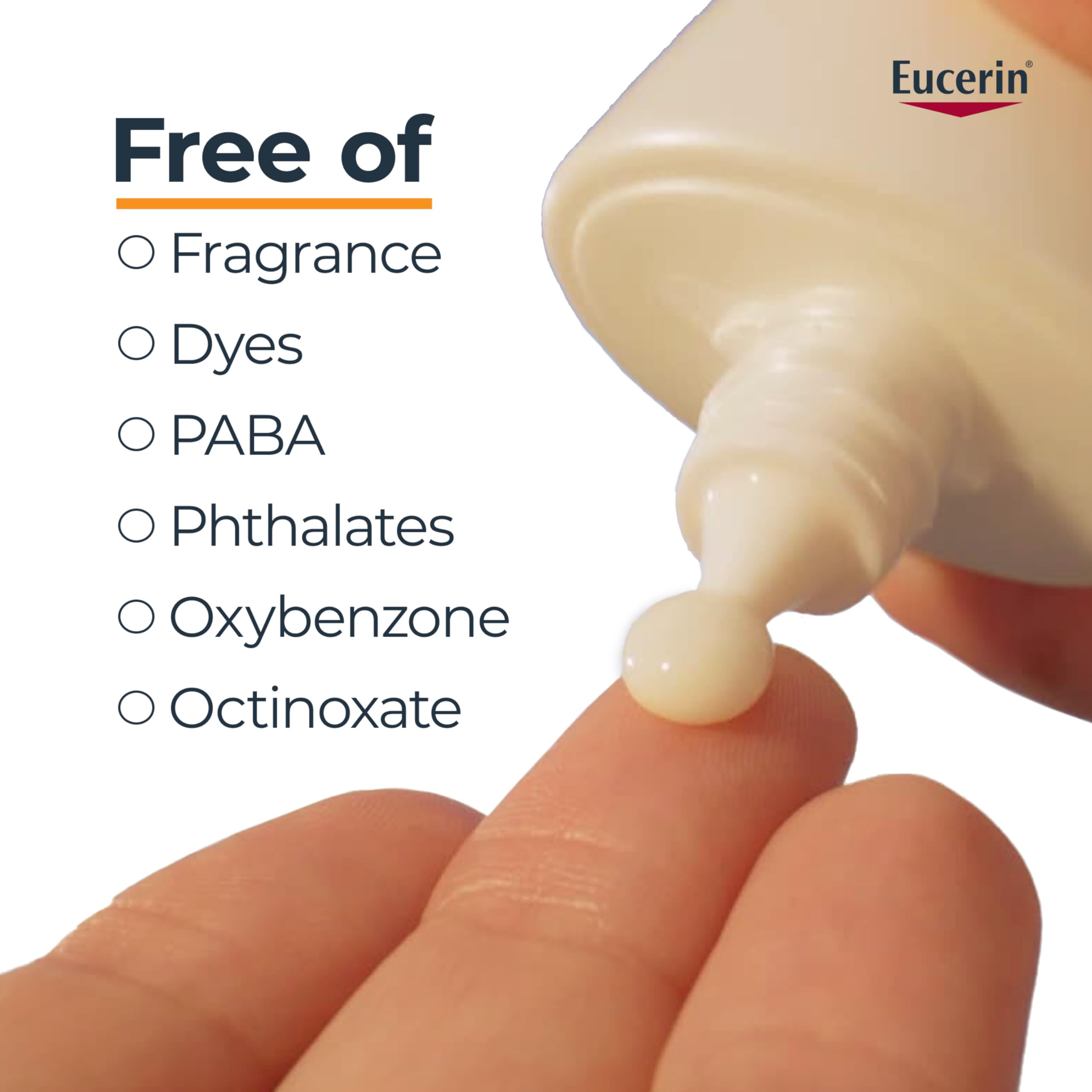 Eucerin Complete Hydration Ultra-Light Fluid Sunscreen, Daily Face Sunscreen SPF 50 With Hyaluronic Acid, Body SPF 50 Lotion with UVA-UVB Sun Protection, Fragrance Free & Non Greasy, 50 ml 🍁 All In One Marketplace Canada