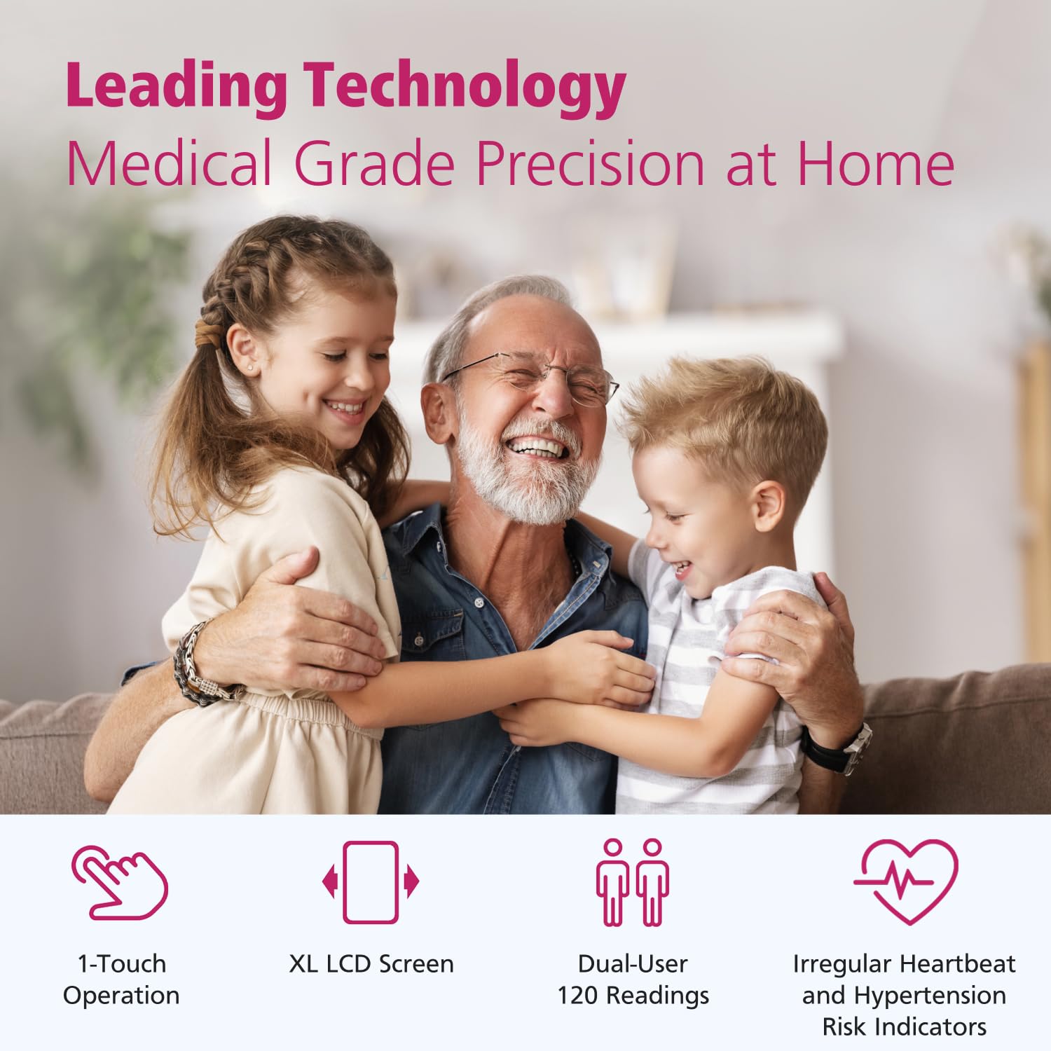 Physio Logic Essentia+ Clinically Accurate, Affordable Blood Pressure Monitor for Home Use, Easy 1-Touch Operation, Premium XL Display, 2-User, 120 Readings, Wide Cuff (22–42 cm), Compact Carry Case 🍁 All In One Marketplace Canada