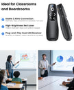 Presentation Clicker Wireless Presenter Remote for PowerPoint, RF 2.4GHz USB Powerpoint Clicker with Hyperlink & Volume Control PowerPoint Slide Advancer for Mac, Computer, Laptop 🍁 All In One Marketplace Canada