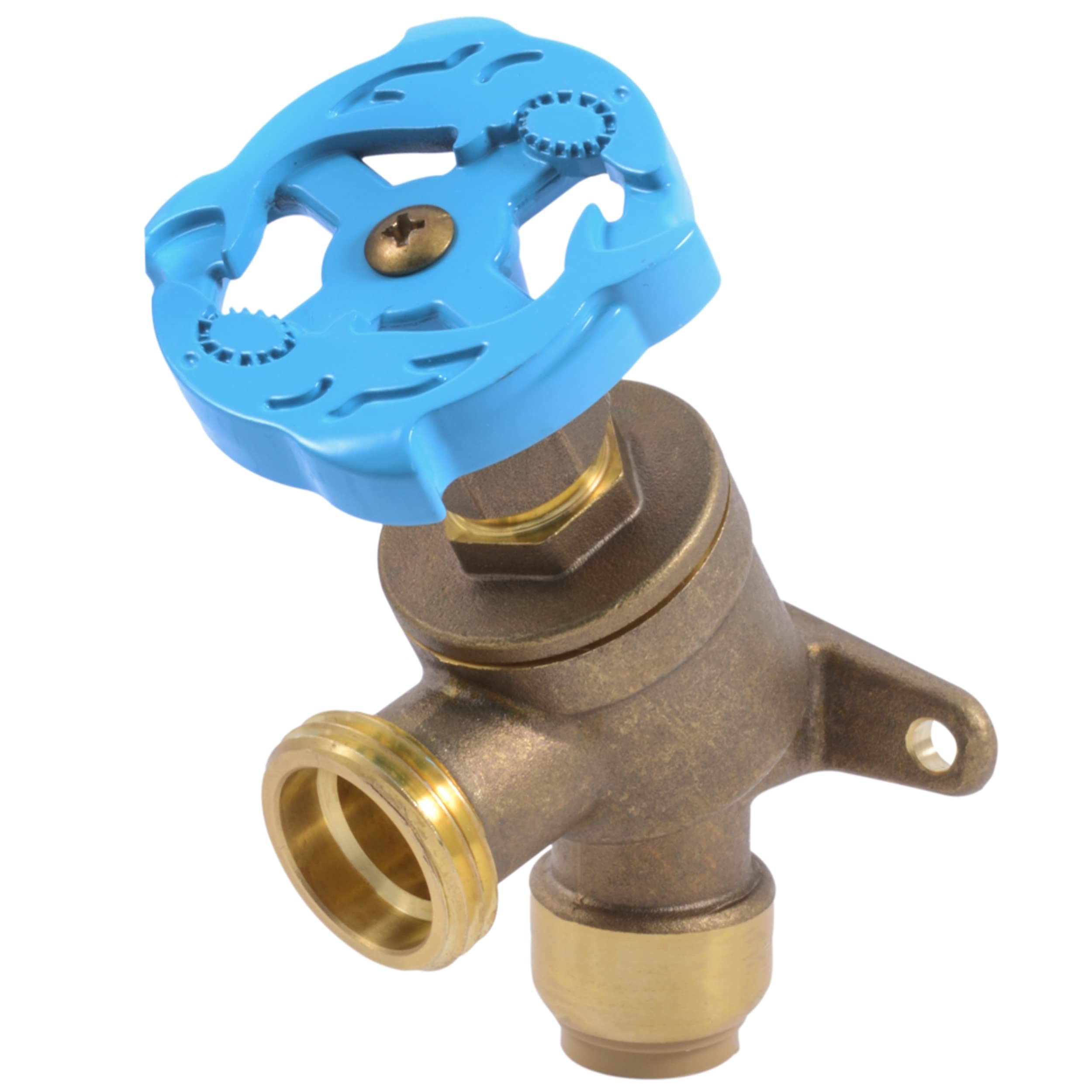 SharkBite 1/2 Inch x 3/4 Inch MHT Garden Valve, Multi Turn, Push to Connect Brass Plumbing Fitting, PEX Pipe, Copper, CPVC, PE-RT, HDPE, 24622LF 🍁 All In One Marketplace Canada