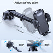 Miracase Car Phone Mount, [Upgraded Strong Military Grade Suction Cup] Long Arm Phone Holder for Car Dashboard Windshield Vent, Hands Free Cell Phone Holder Compatible with All Mobile Phones 🍁 All In One Marketplace Canada