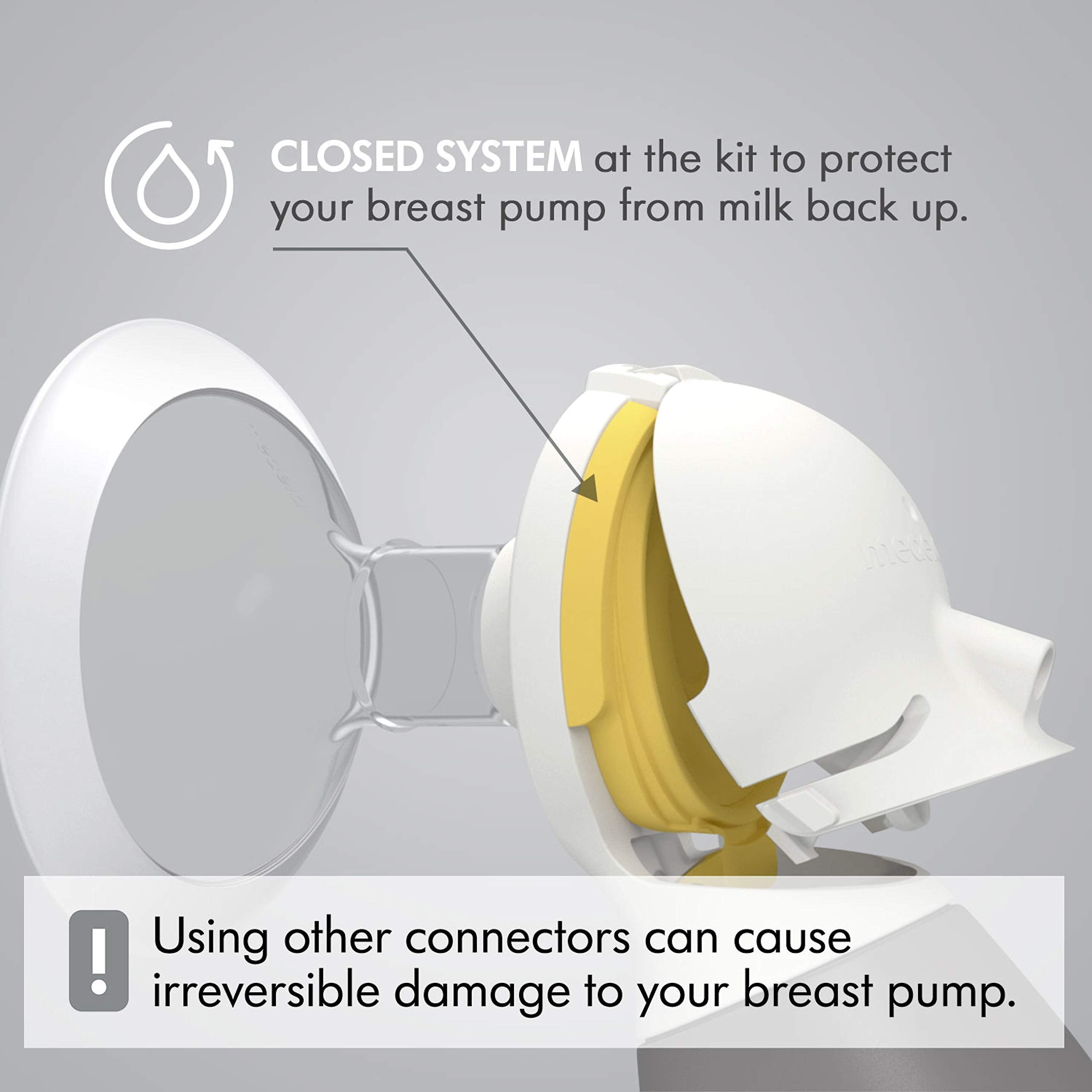 Medela PersonalFit Flex Replacement Connectors, 2 per Count, Compatible with Pump in Style MaxFlow, Swing Maxi and Freestyle Breast Pumps, Authentic Spare Parts 🍁 All In One Marketplace Canada