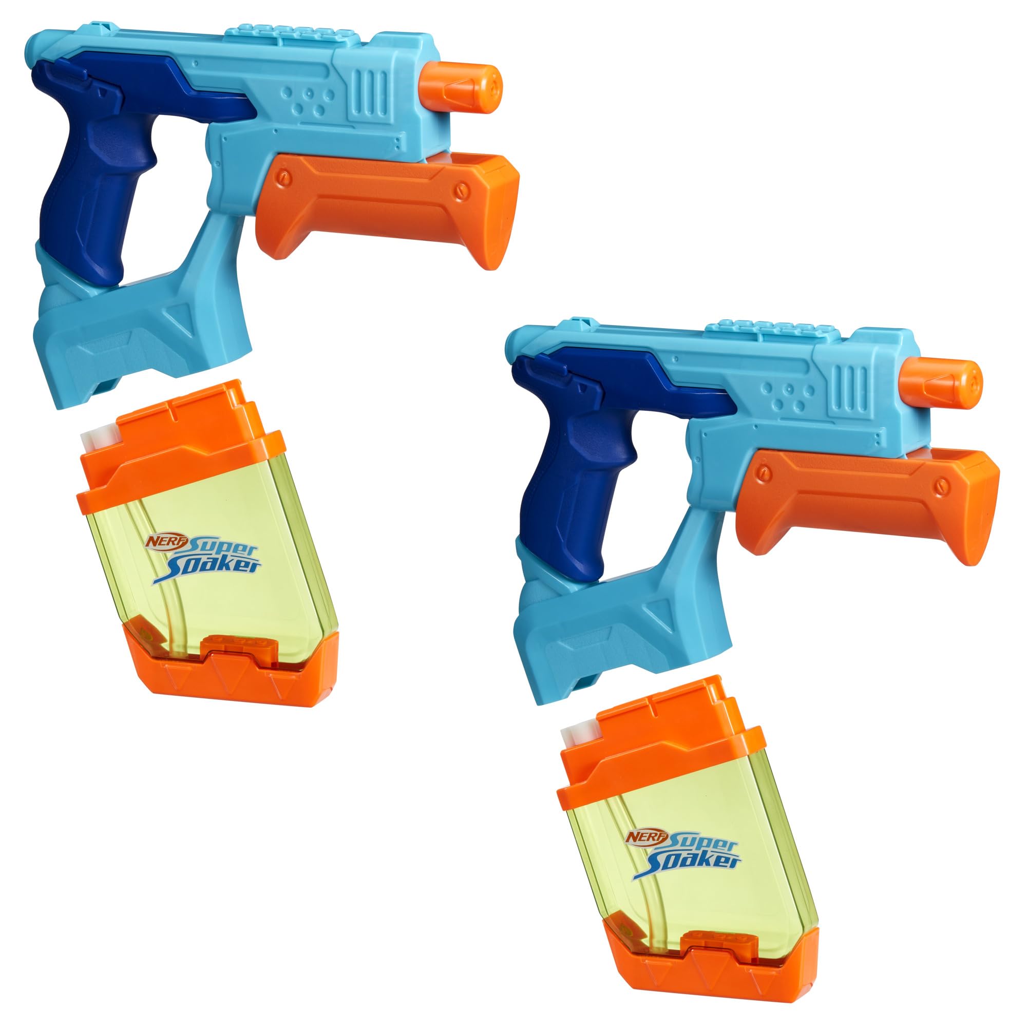 Nerf Super Soaker Dunk-Fill 2-Pack, 2 Water Blasters, Easy Instant Fill Tanks, Just Dunk & Go, 10.1 Fluid Ounce Tanks, Water Toys, Ages 6+ 🍁 All In One Marketplace Canada