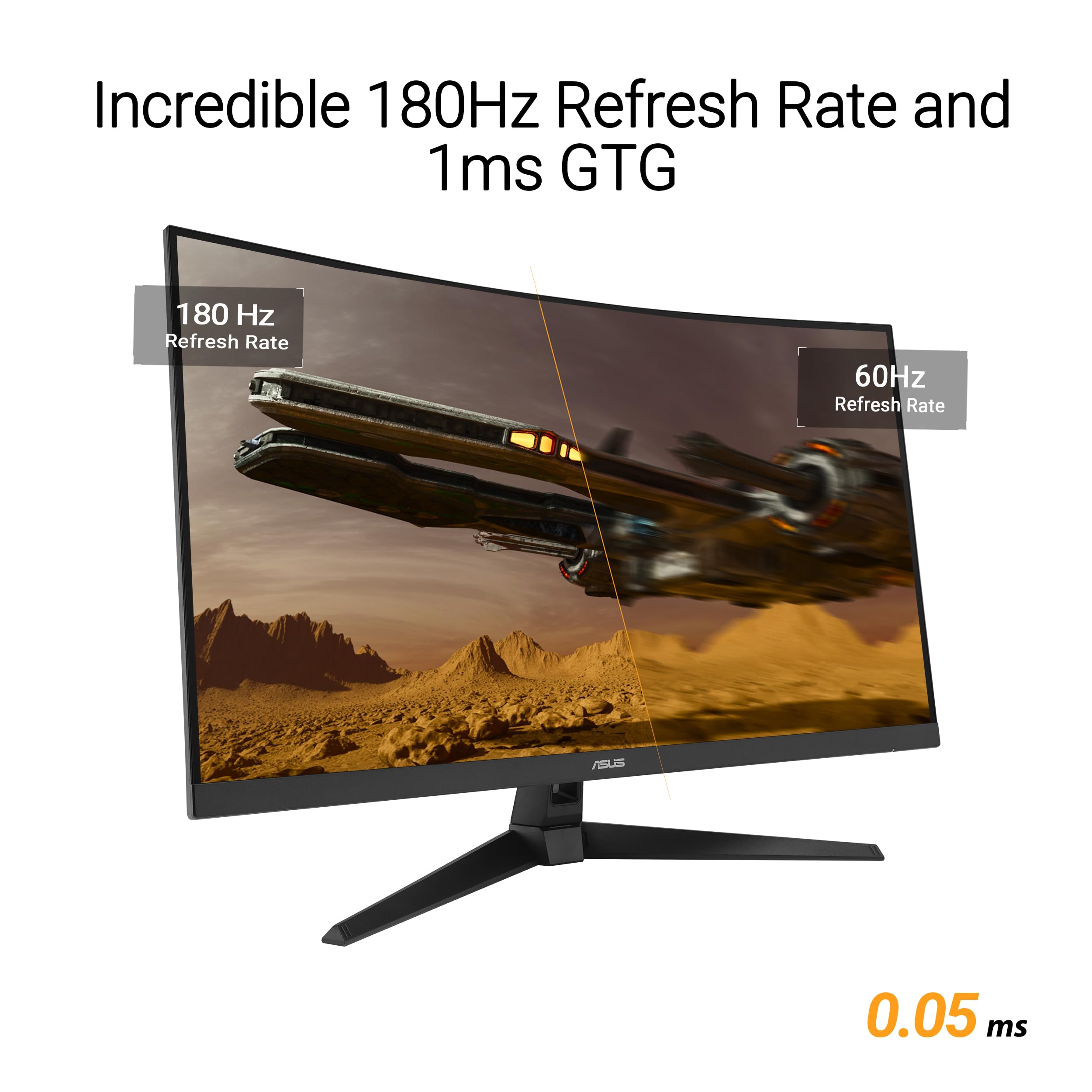 ASUS TUF Gaming 31.5” 1440P Curved HDR Gaming Monitor (VG32WQ3B) – QHD (2560 x 1440), 180Hz, 0.5ms, 1500R, Extreme Low Motion Blur, FreeSync, 90% DCI-P3, Shadow Boost, DisplayWidget, 3 yr Warranty 🍁 All In One Marketplace Canada