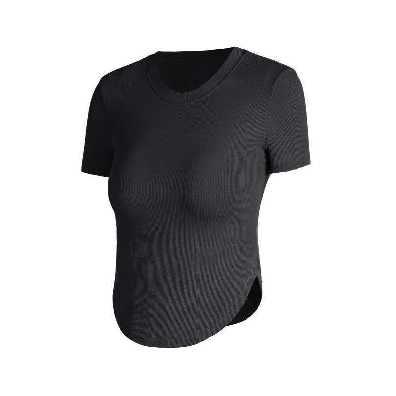 Nude feel Short-sleeved Workout Top Running gym top women