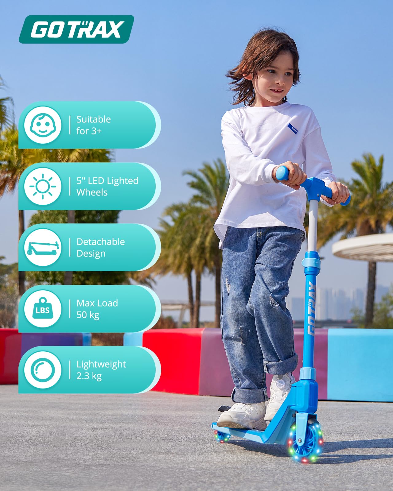 Gotrax K03 Kick Scooter for Kids, 5