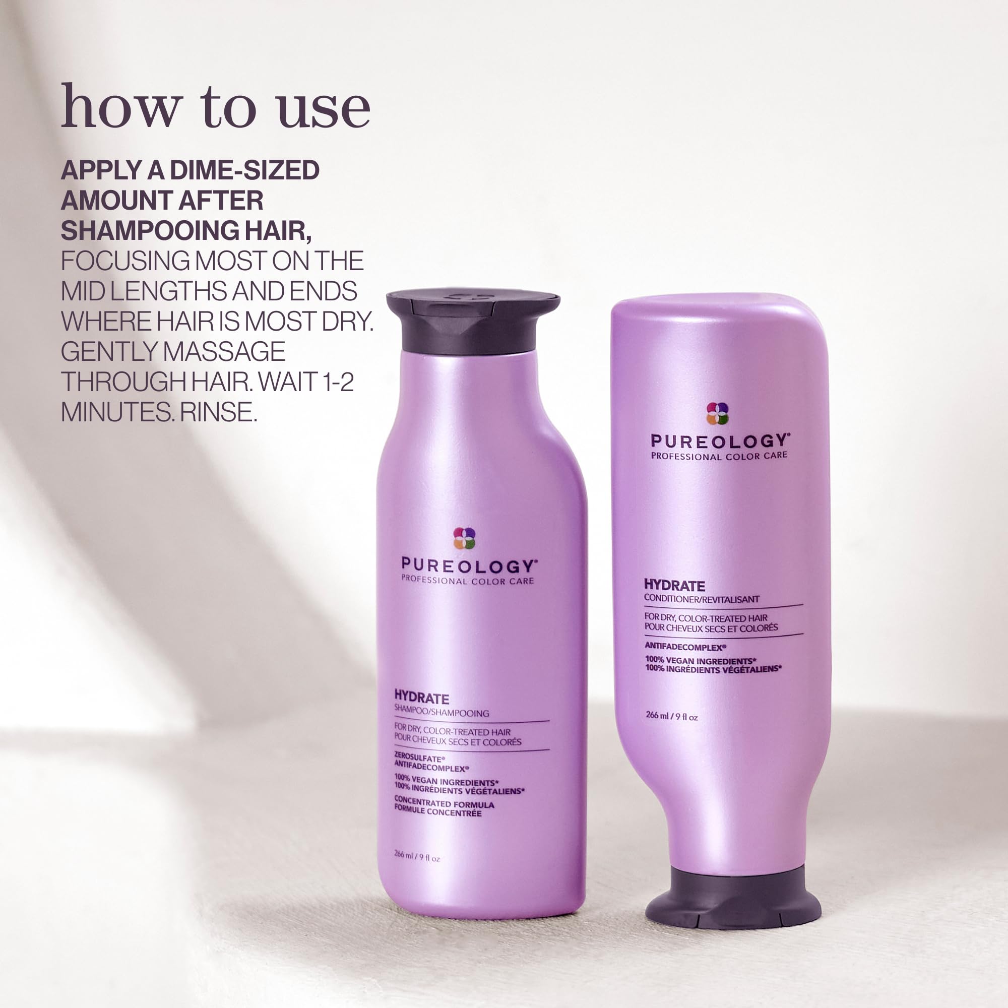 Pureology Hydrate Conditioner, Deep Moisture for Medium to Thick Color-Treated Hair, Jojoba & Green Tea, Vegan, Sulfate-Free 🍁 All In One Marketplace Canada