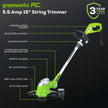 Greenworks 5.5 Amp 15″ Electric String Trimmer/Edger –Auto Dual Line Feed, Adjustable Handle, Rotating Head & Lightweight for Home Yard, Lawn Edges, Driveway, Fence Lines & Garden Borders Maintenance 🍁 All In One Marketplace Canada