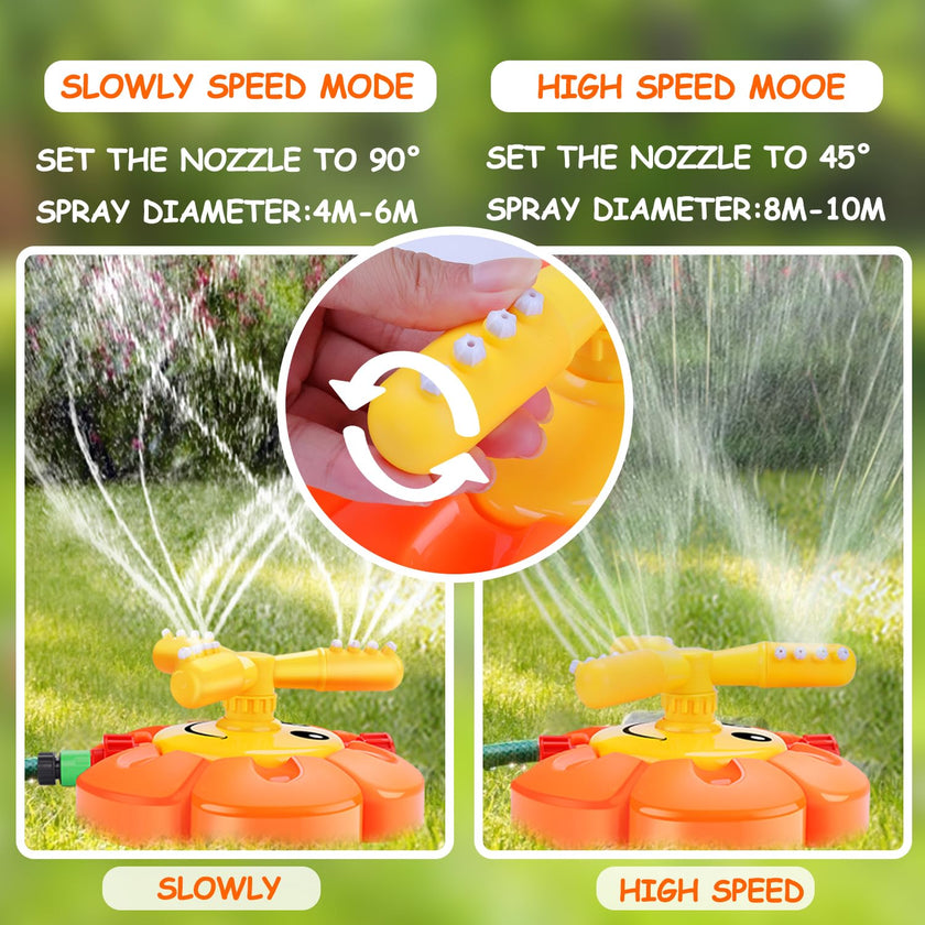 Water Sprinkler for Kids Toddlers Sprinklers with Roating Spray Nozzles Attaches Garden Water Hose Outdoor Play Outside Toys 3-4 Summer Backyard Lawn Game Yard Water Toy for Kids 3-5 4-8 Boy Girl 🍁 All In One Marketplace Canada