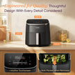 Cosori Air Fryer 6QT 9-in-1 TurboBlaze, 90°– 450°F, Precise Heating for Even Results, Air Fry, Roast, Bake, Broil, Dry, Frozen, Proof, Reheat, Keep Warm, 130+ Recipes, Dishwasher Safe, Dark Gray 🍁 All In One Marketplace Canada
