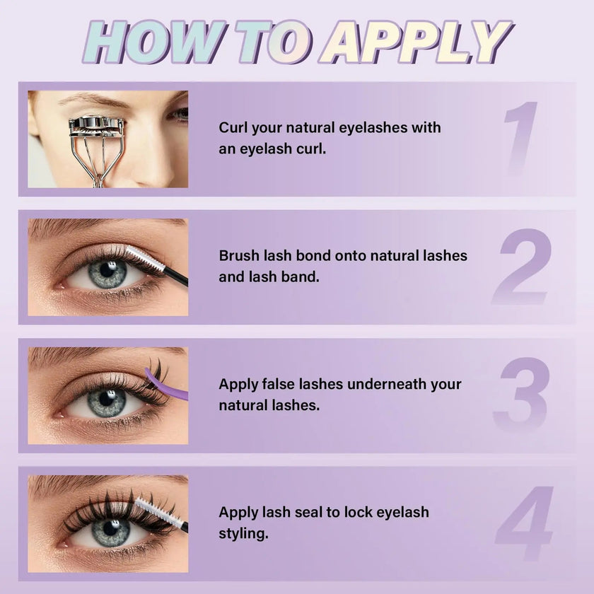 B&Q Fairy Lash Clusters Invisible Band 144PCS, Wispy Eyelash Clusters Manga False Eyelashes, C Curl Lash Cluster Natural Wet-Look Individual Lashes, Anime Cluster Eyelash Extensions with Spikes(Fairy) 🍁 All In One Marketplace Canada