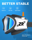 ZIONOR Swimming Goggles G1 Polarized Swim Goggles UV Protection Watertight Anti-Fog Adjustable Strap Comfort fit for Unisex Adult Men and Women-White Frame Gold Lens 🍁 All In One Marketplace Canada