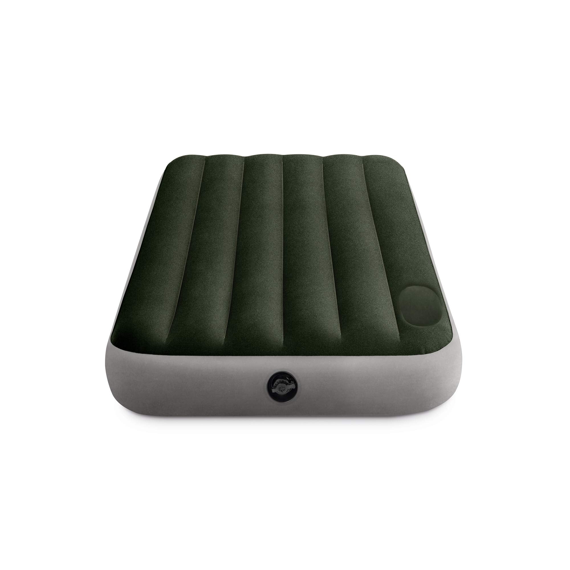 INTEX 64761E Dura-Beam Standard Downy Air Mattress: Fiber-Tech – Twin Size – Built-in Foot Pump – 10in Bed Height – 300lb Weight Capacity 🍁 All In One Marketplace Canada