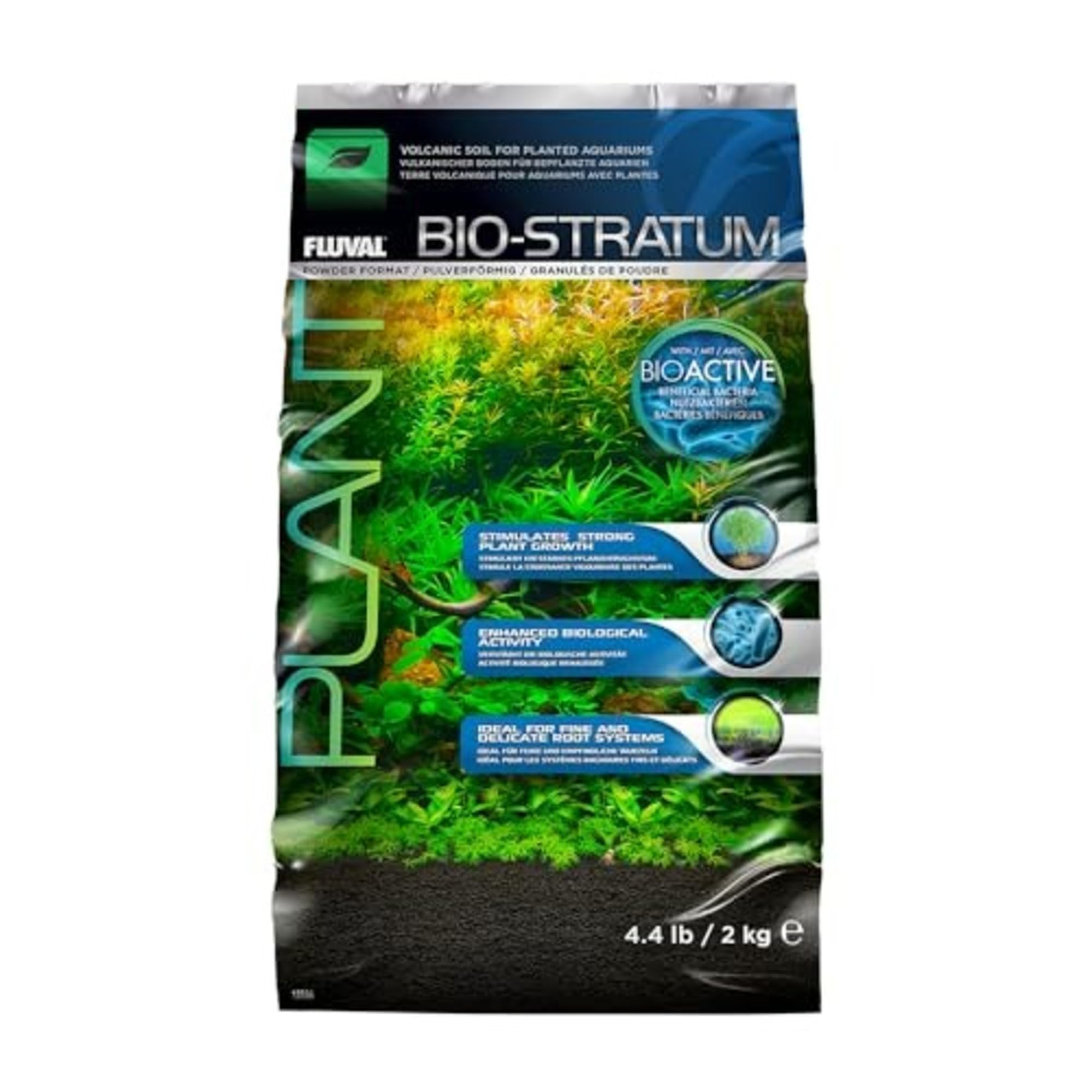 Fluval Bio-Stratum Volcanic Aquarium Soil - Powder Format - 2 kg (4.4 lb) 🍁 All In One Marketplace Canada