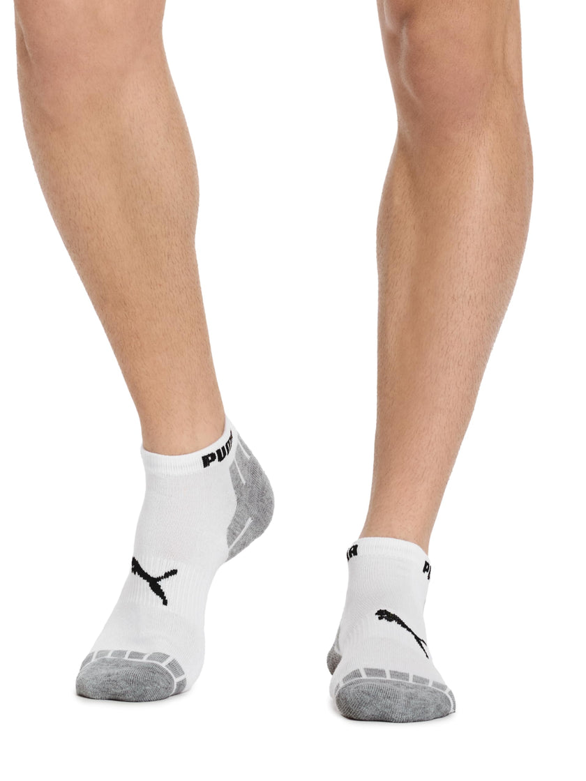 PUMA Men's 8 Pack Low Cut Socks, White/Black, 10-13 🍁 All In One Marketplace Canada